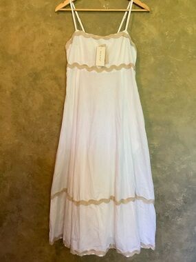 Sim & Sam Linen and Cotton Bohemian Maxi Dress